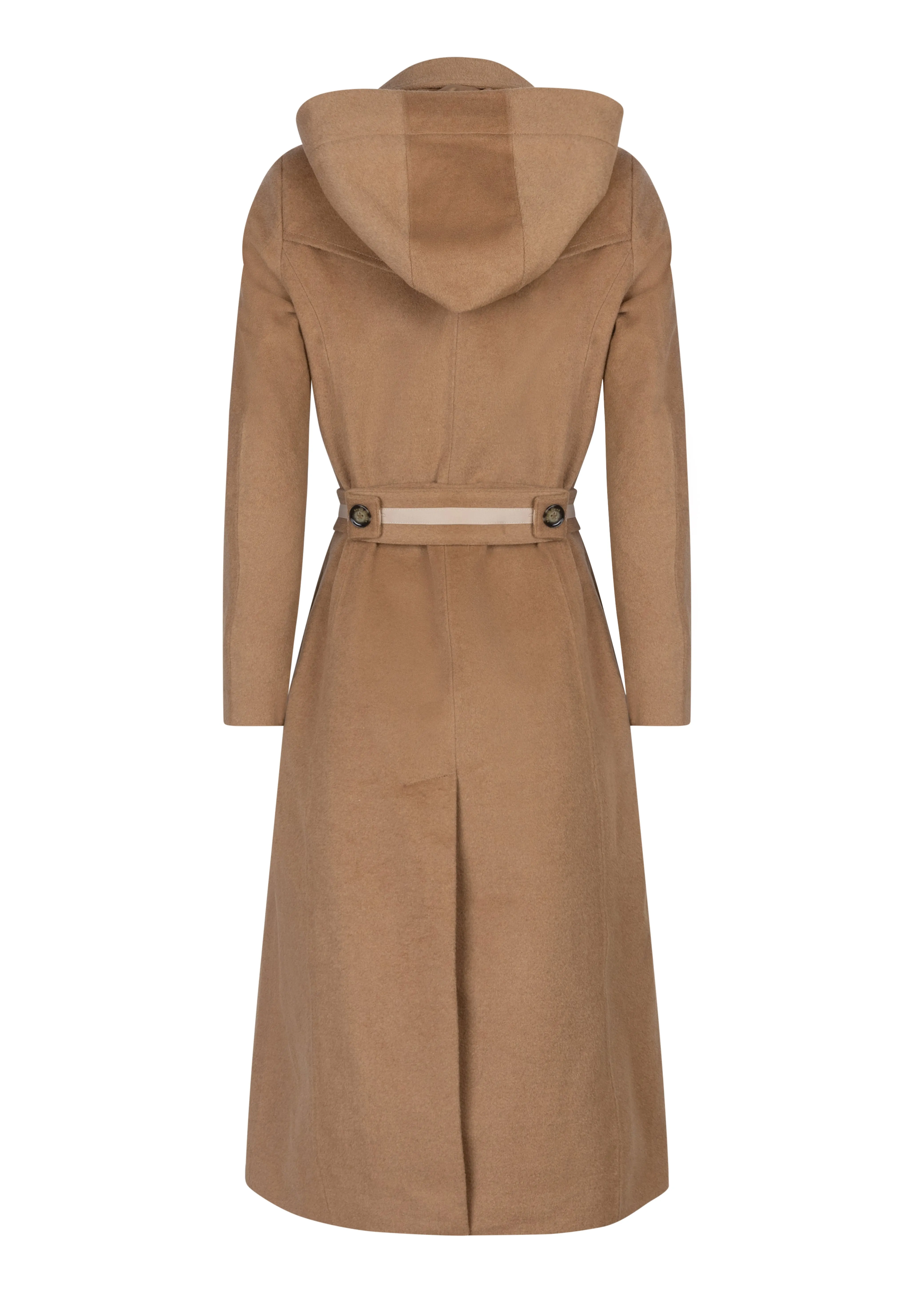 Waterproof Double Breasted Wool Trench  | Soft Camel Wool