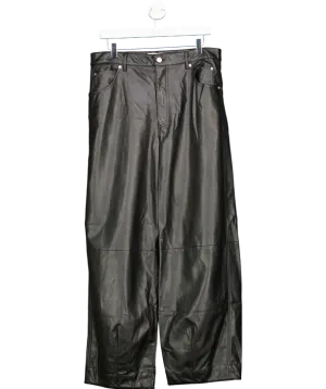 We The Free Black Good Luck Vegan Barrel Trousers UK 20
