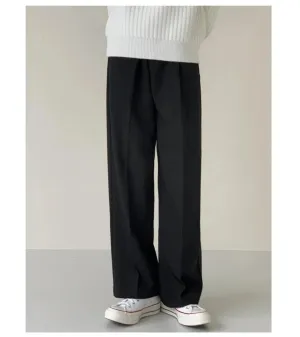 Wide Leg Suit Pants
