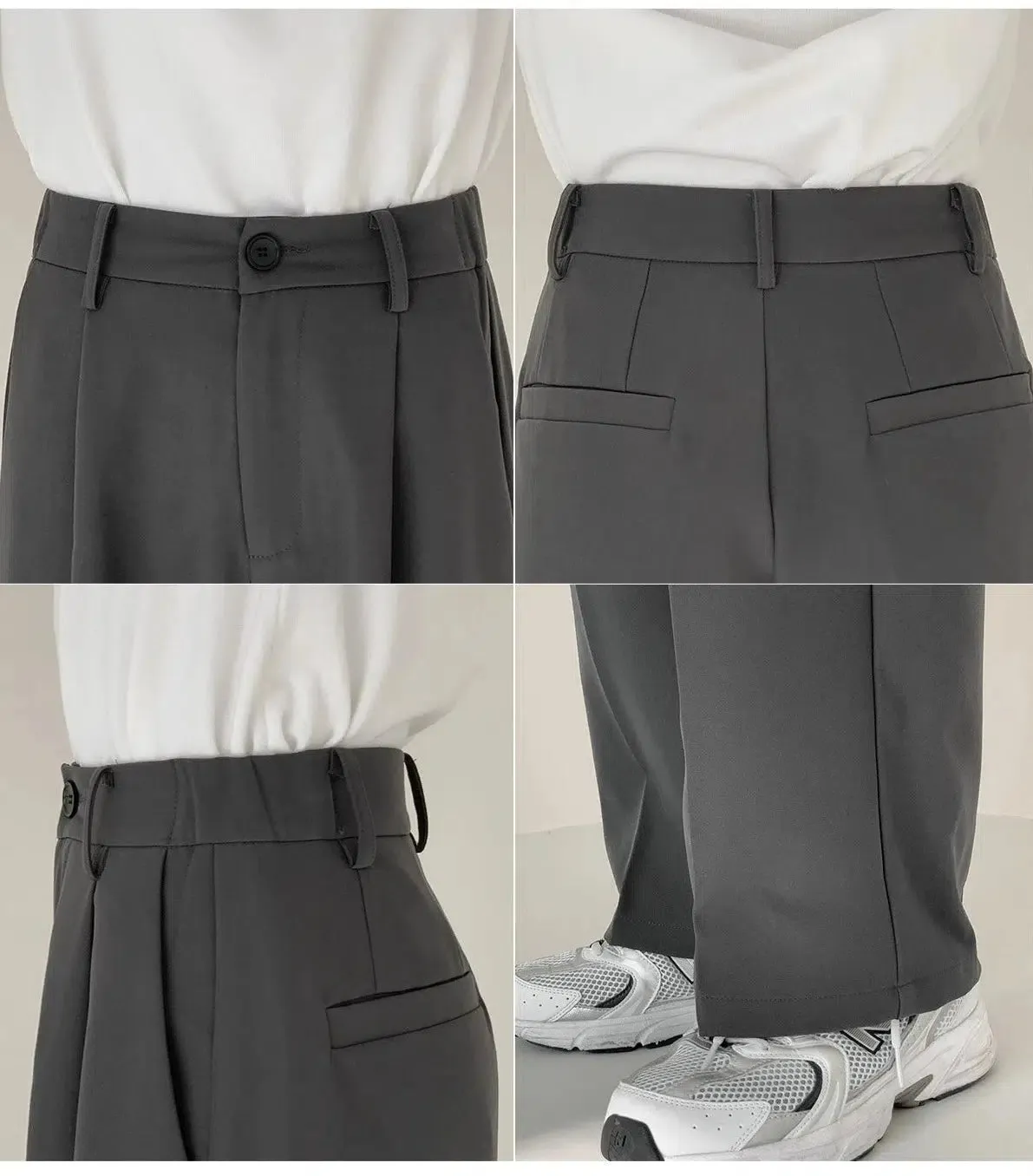 Wide Leg Suit Pants