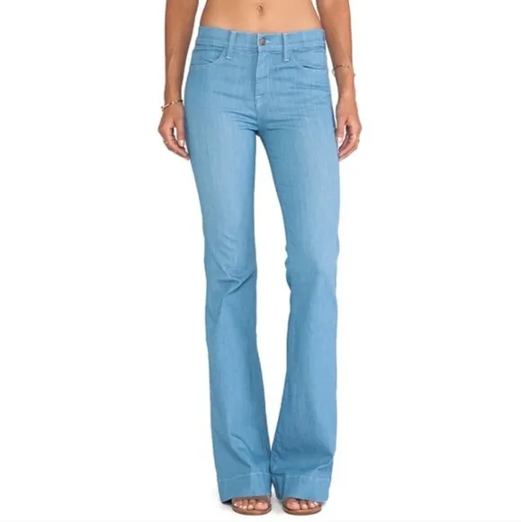 Wildfox High Rise Flare Jeans