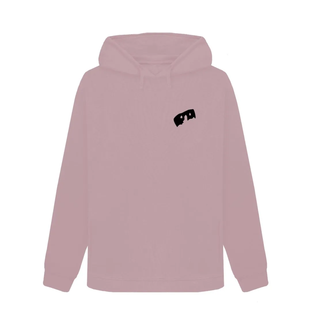 Womens Hoodie with HairyBobs Cave & Skate The NorthBay Design