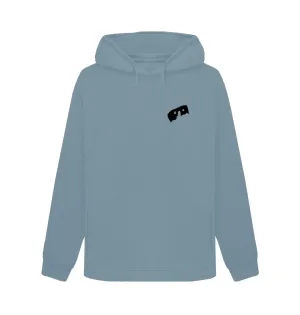 Womens Hoodie with HairyBobs Cave & Skate The NorthBay Design