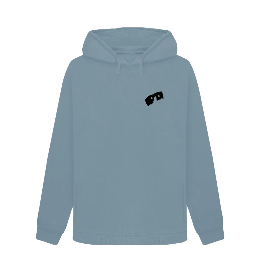 Womens Hoodie with HairyBobs Cave & Skate The NorthBay Design