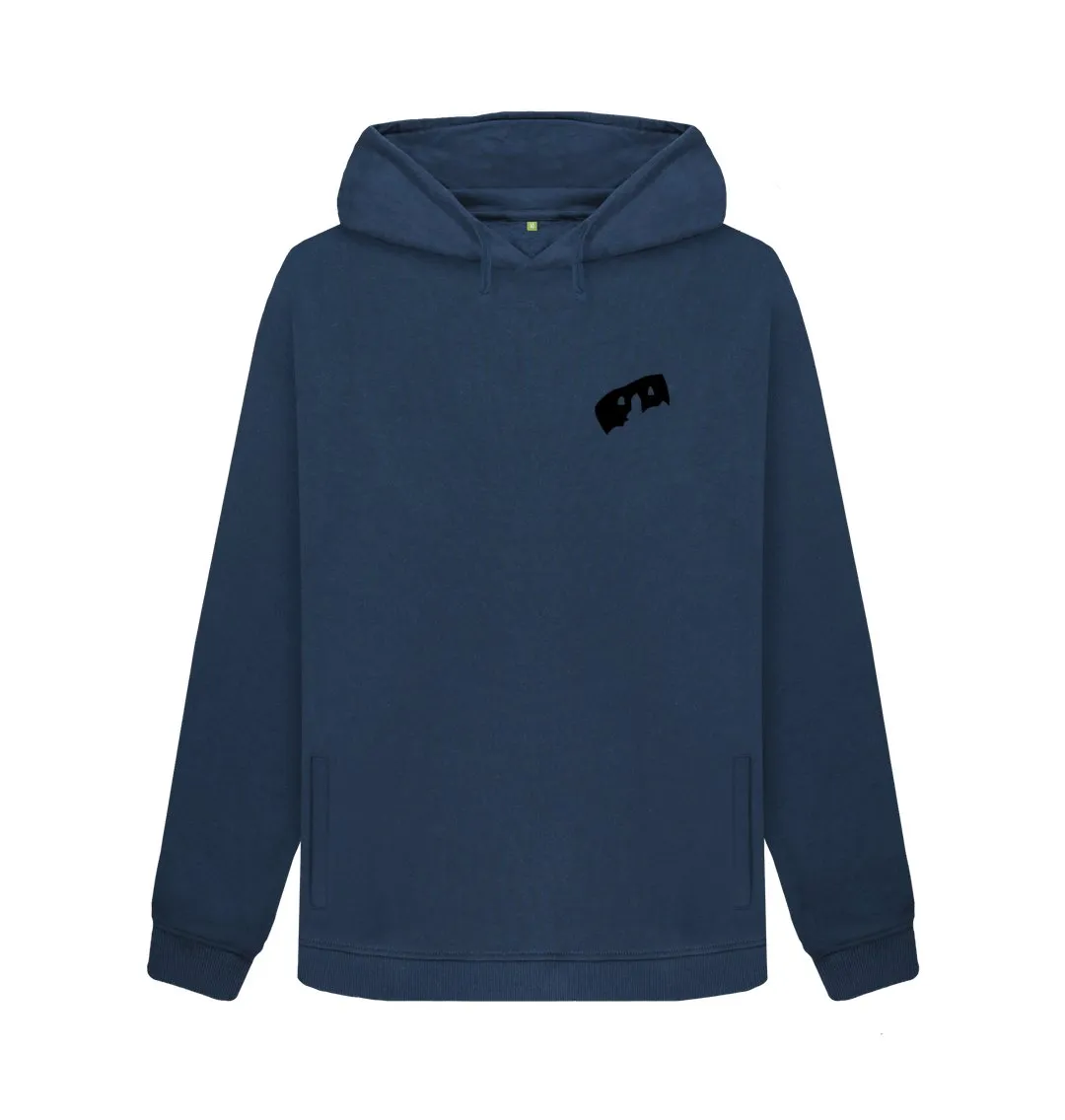 Womens Hoodie with HairyBobs Cave & Skate The NorthBay Design