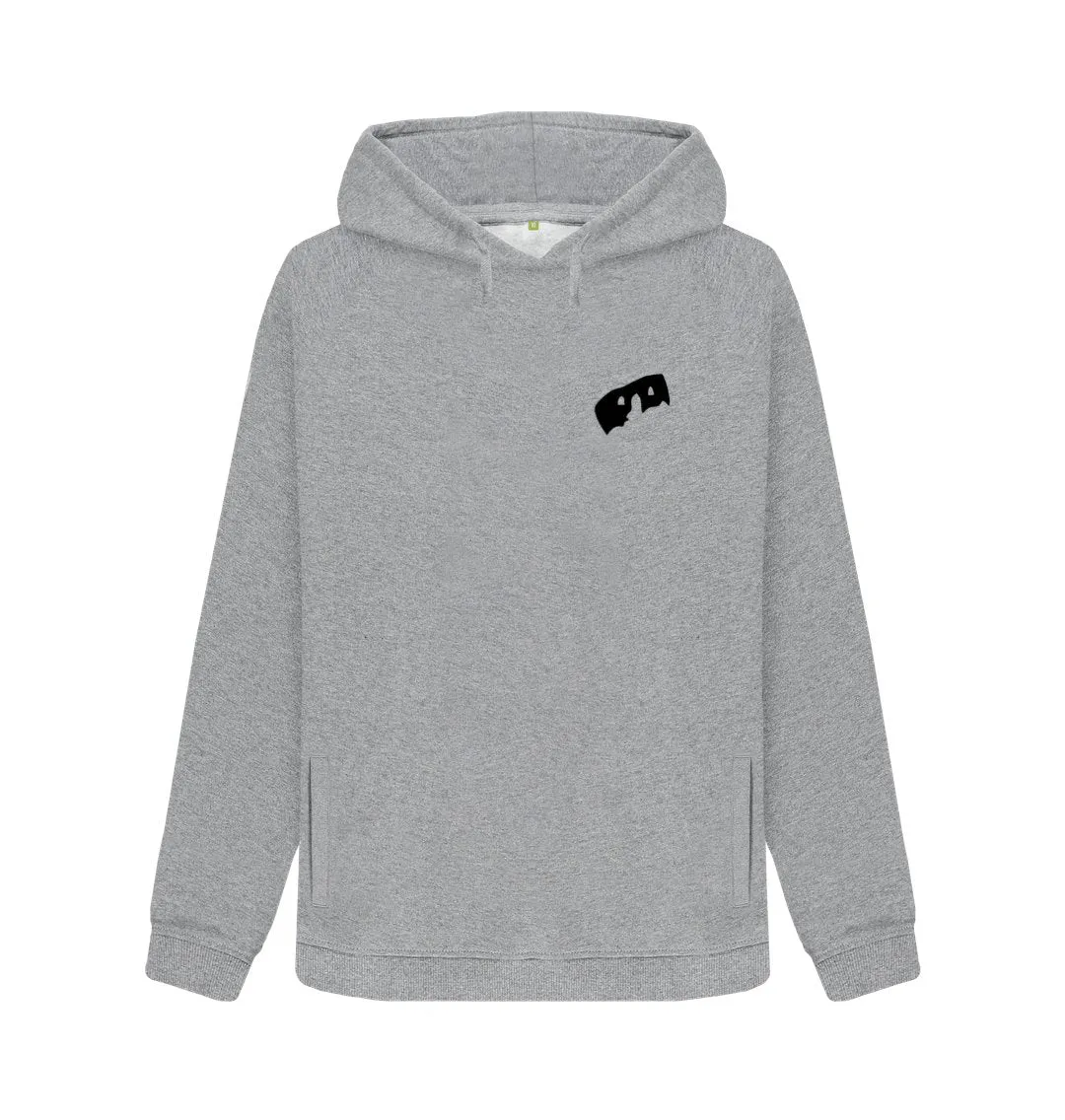 Womens Hoodie with HairyBobs Cave & Skate The NorthBay Design