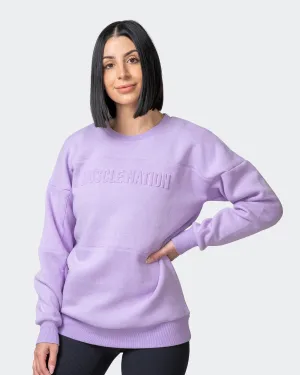 WOMENS LOUNGE JUMPER Lilac