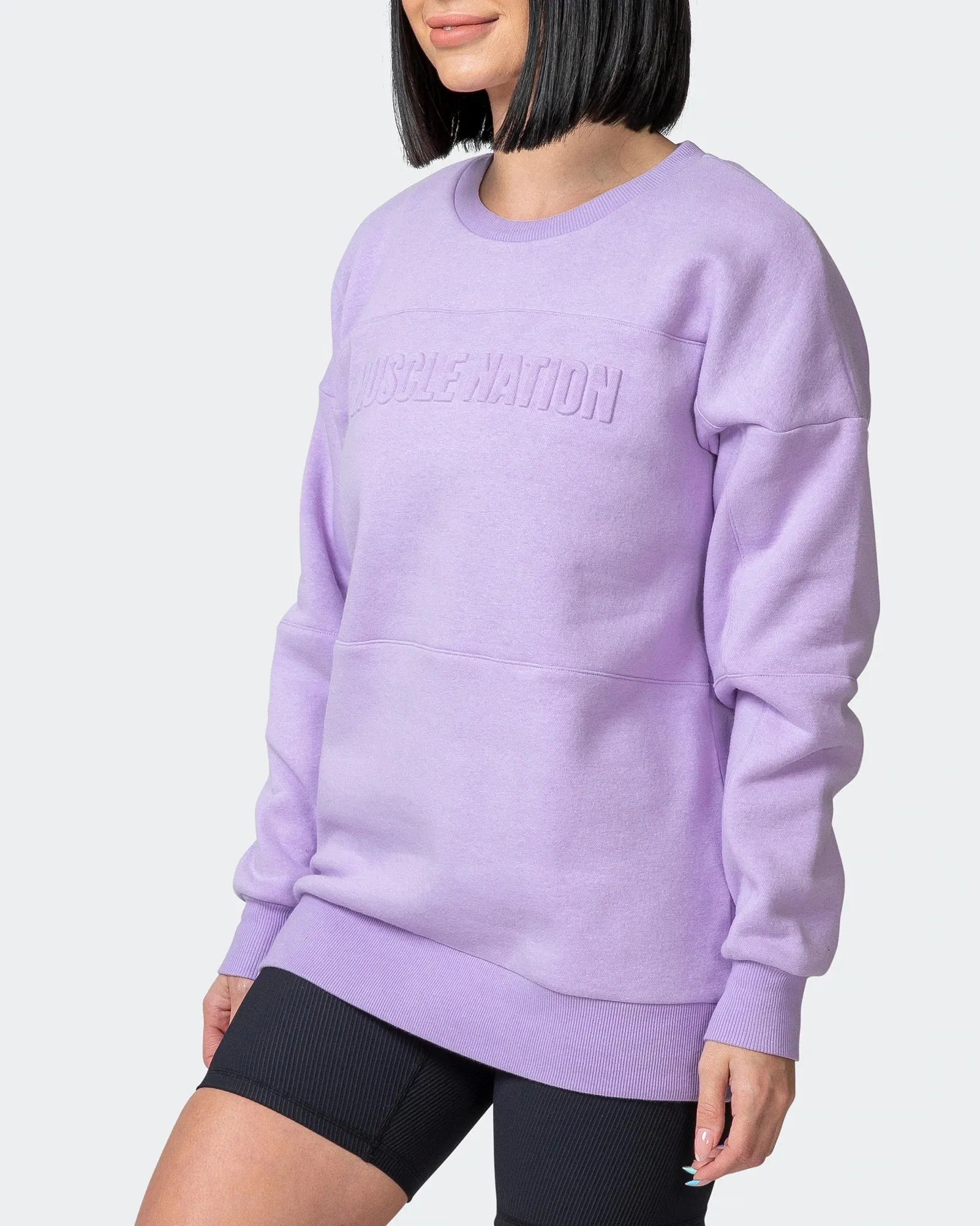 WOMENS LOUNGE JUMPER Lilac