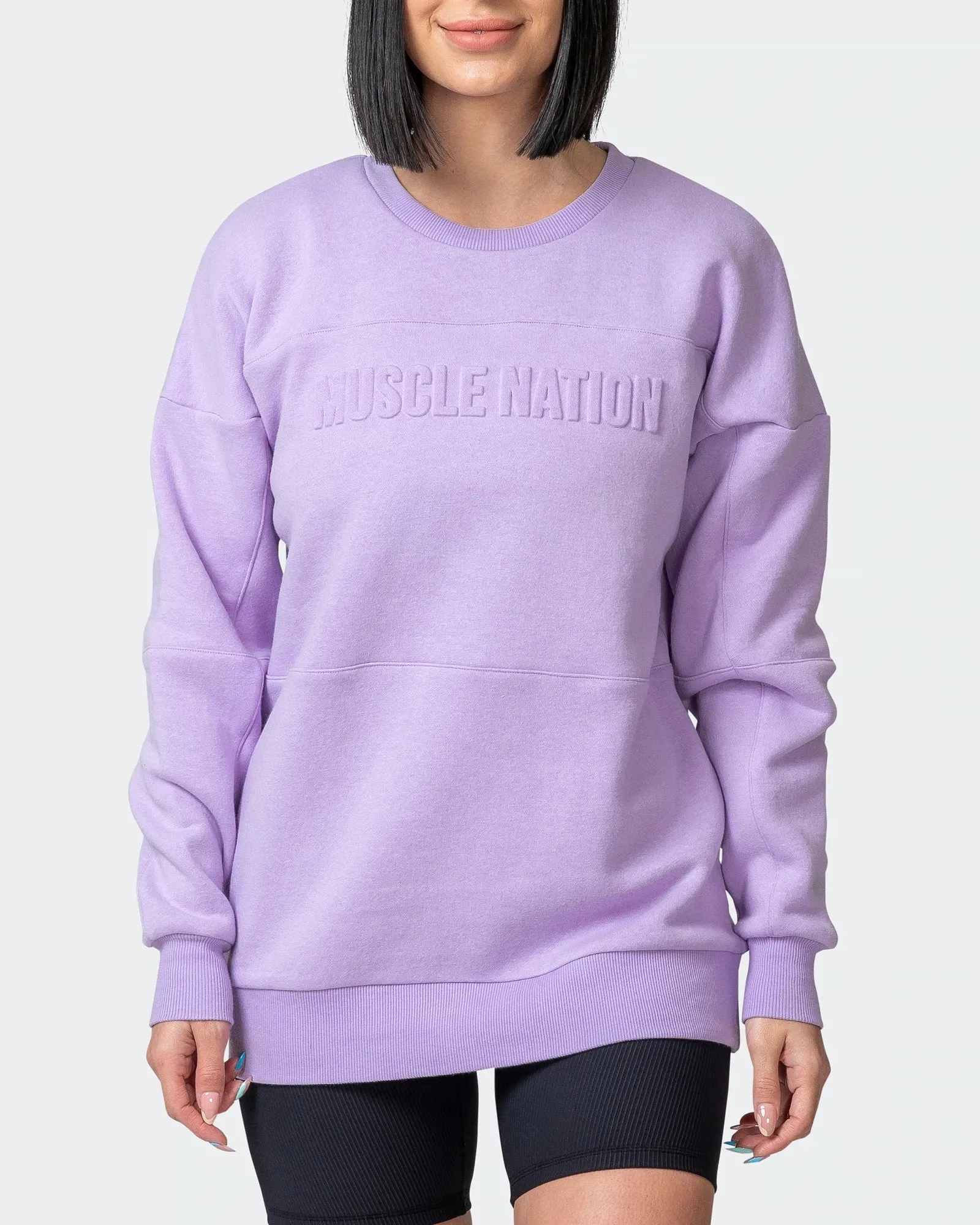 WOMENS LOUNGE JUMPER Lilac