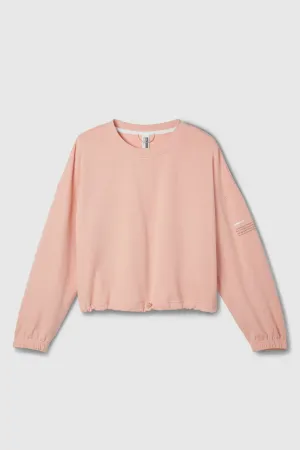 Women's Terry Cropped Long Sleeve