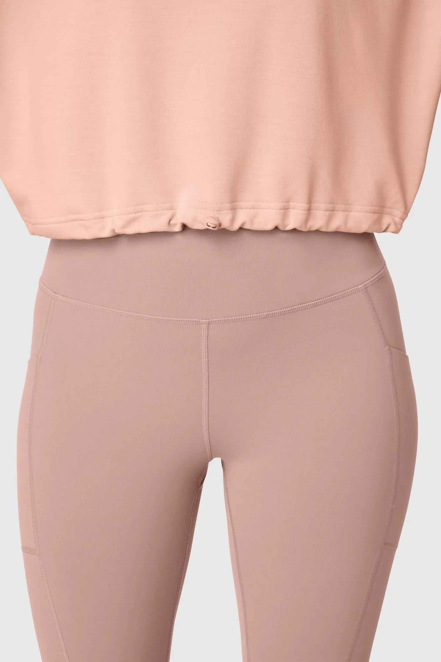 Women's Terry Cropped Long Sleeve