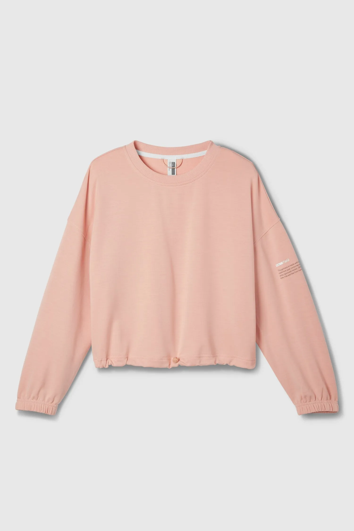 Women's Terry Cropped Long Sleeve