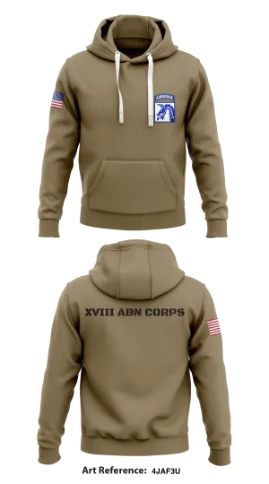 XVIII ABN CORPS Store 1  Core Men's Hooded Performance Sweatshirt - 4Jaf3U