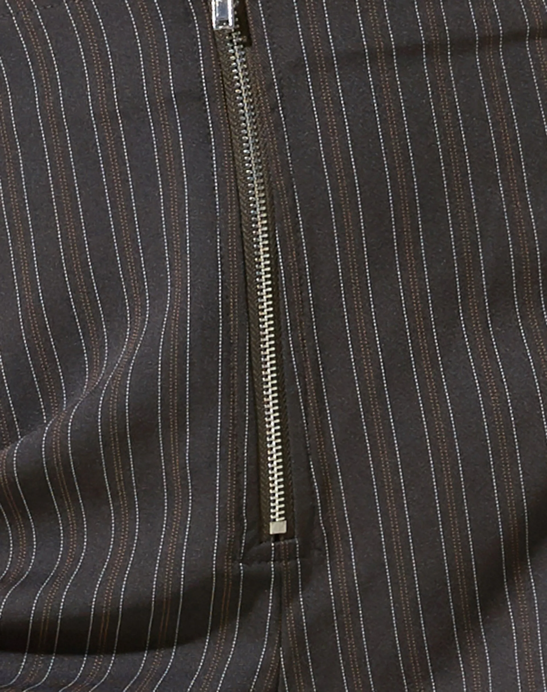 Zorah Flared Trouser in Grey Stripe
